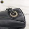 Chanel Black Chevron Flap Bag Leather